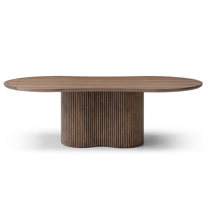 Orsino 2.39m Freeform Dining Table - Walnut