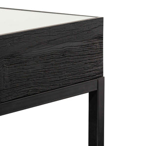 Modern Concepts Ted 1.39m Reclaimed Console Table - Black