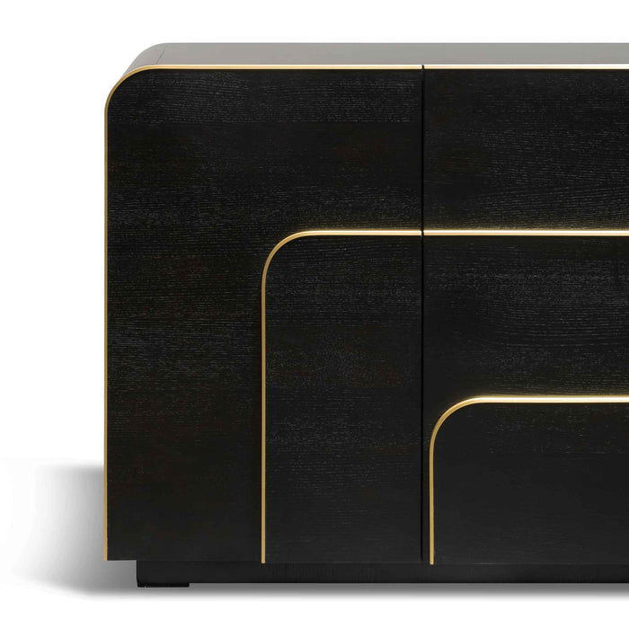 CDT6316-VA 2m Buffet Unit - Textured Espresso Black