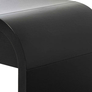 Modern Concepts Harley 1.4m Console Table - Textured Espresso Black