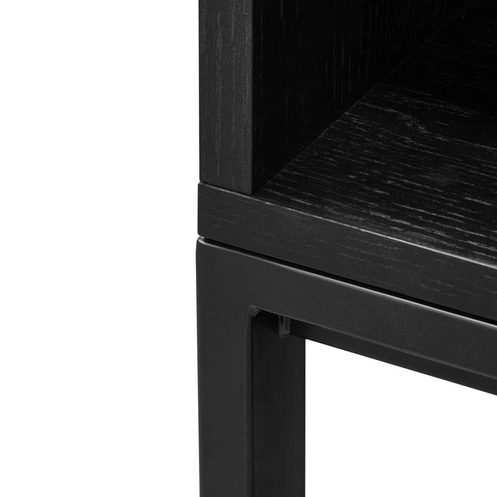 CDT6407-KD Deakin Wooden Bookcase - Black