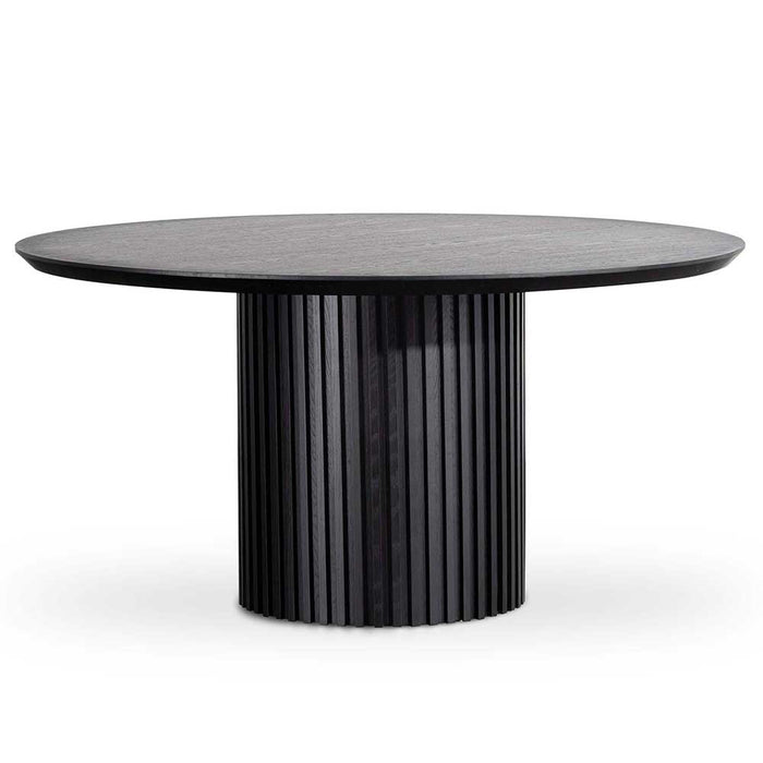 CDT6420-CN 1.5m Wooden Round Dining Table - Black