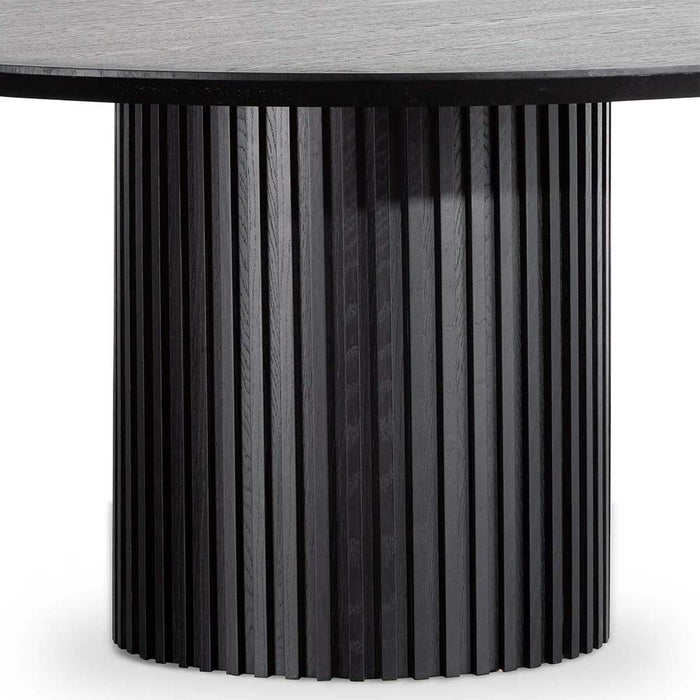 CDT6420-CN 1.5m Wooden Round Dining Table - Black