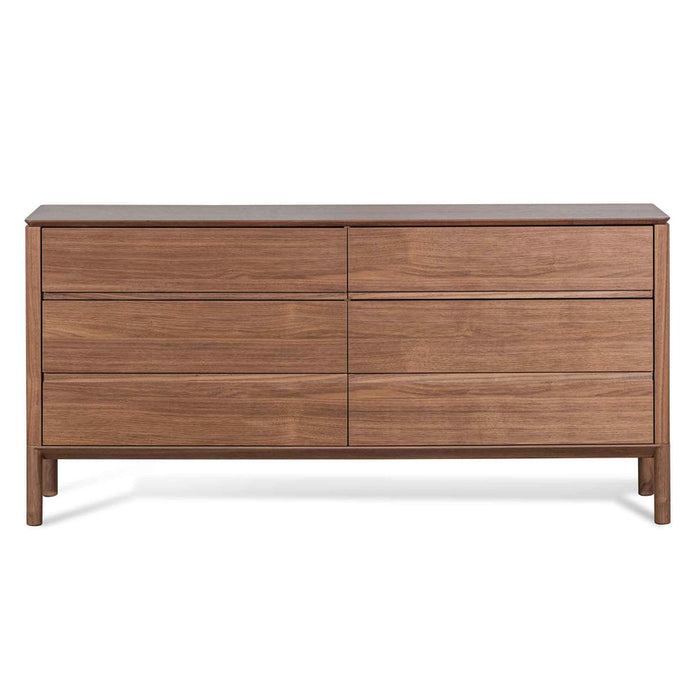 Calibre Furniture Norris 6 Drawers Wooden Chest