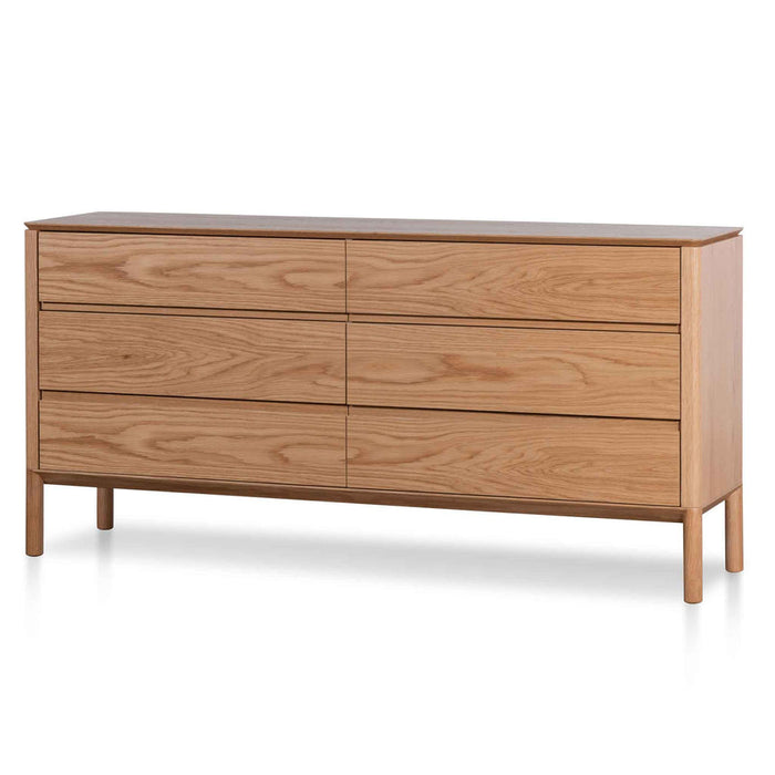 Calibre Furniture Norris 6 Drawers Wooden Chest