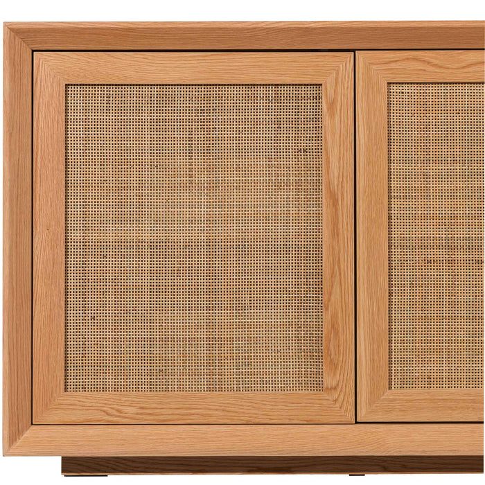 CDT6456-CN Rattan Doors 1.8m Buffet Unit - Natural