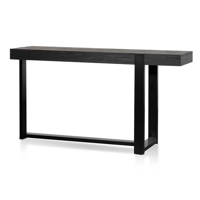 CDT6479-NI 1.5m Wooden Console Table - Full Black