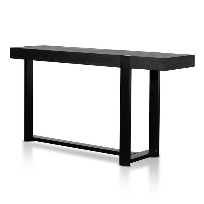 CDT6479-NI 1.5m Wooden Console Table - Full Black