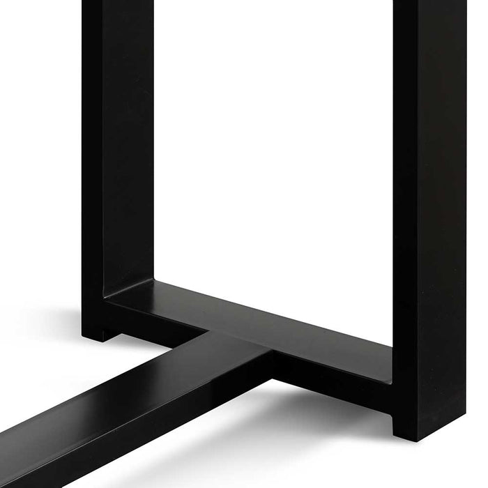 CDT6479-NI 1.5m Wooden Console Table - Full Black