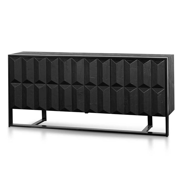 CDT6480-NI 1.78m Recycled Sideboard - Full Black