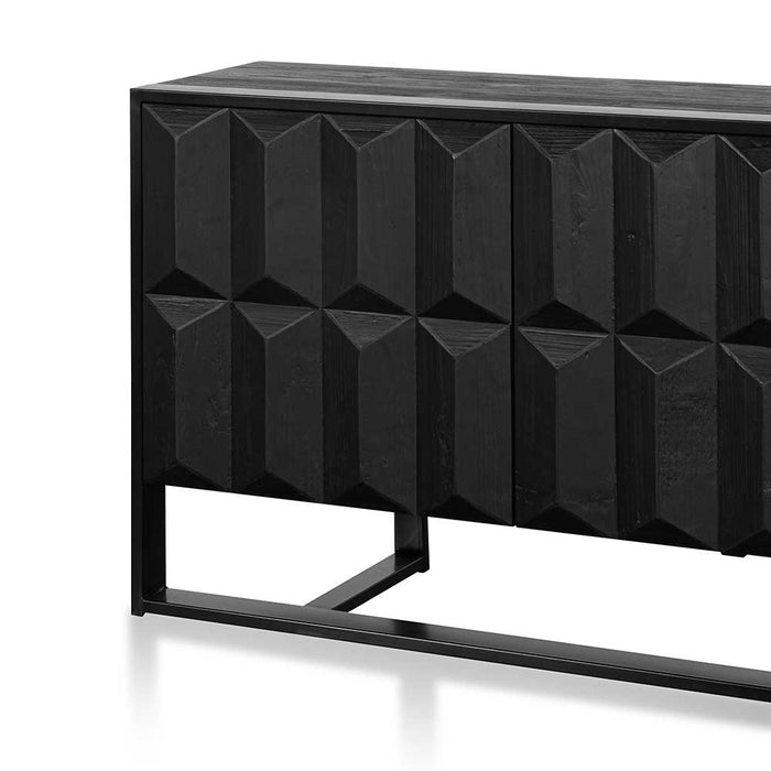 CDT6480-NI 1.78m Recycled Sideboard - Full Black