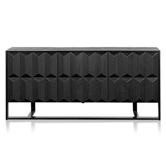 CDT6480-NI 1.78m Recycled Sideboard - Full Black