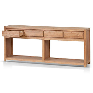 Calibre Furniture Jarrod Reclaimed 1.8m Console Table - Natural