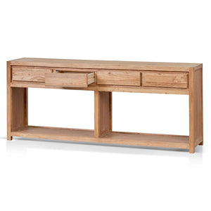 Calibre Furniture Jarrod Reclaimed 1.8m Console Table - Natural