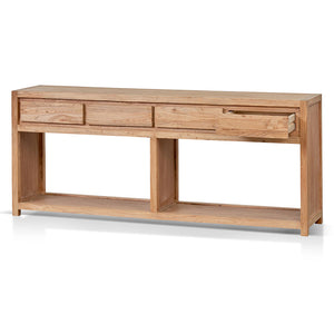 Calibre Furniture Jarrod Reclaimed 1.8m Console Table - Natural