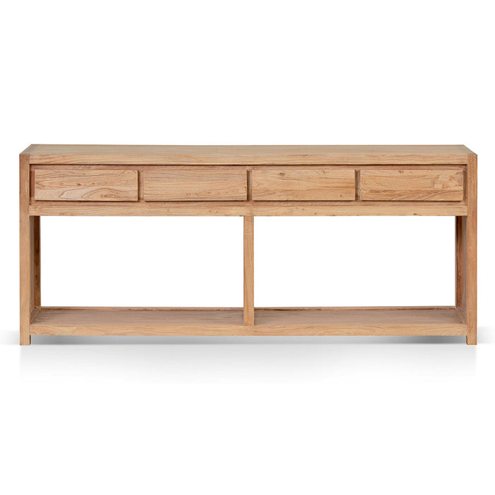 Calibre Furniture Jarrod Reclaimed 1.8m Console Table - Natural