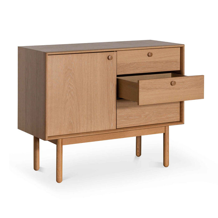 Calibre Furniture Kenston Narrow Wooden Sideboard - Natural