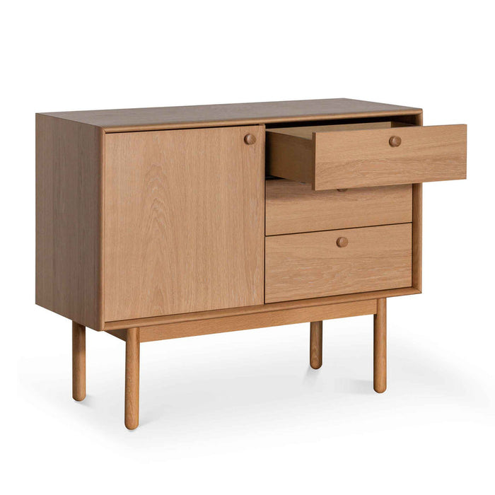 Calibre Furniture Kenston Narrow Wooden Sideboard - Natural