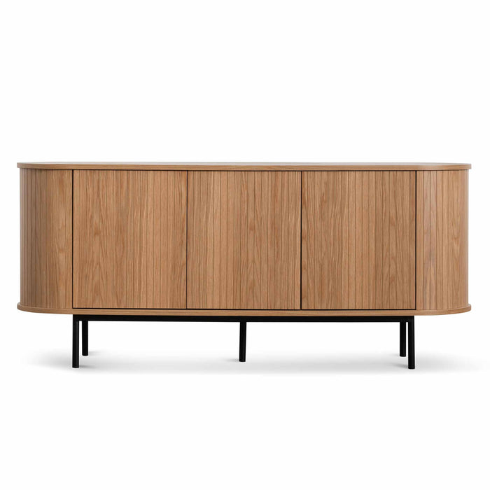 CDT6694-CN 1.7m Oak Sideboard - Natural with Black Metal Legs