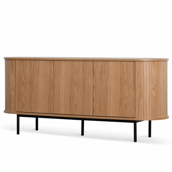 CDT6694-CN 1.7m Oak Sideboard - Natural with Black Metal Legs