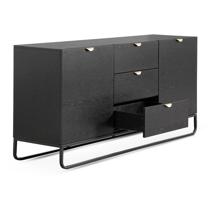 CDT6711-CN 1.75m Wooden Sideboard - Black