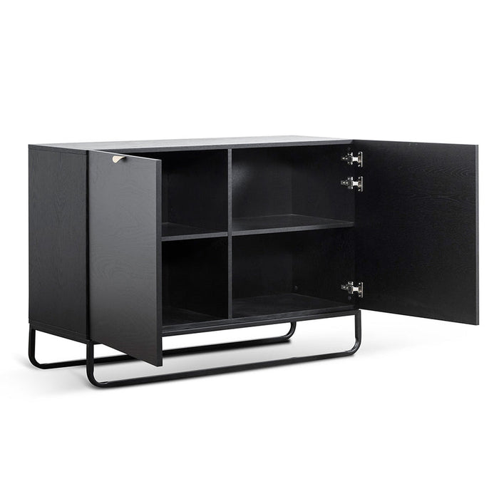 Calibre Furniture Boyle 1.2m Wooden Sideboard - Black