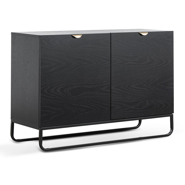 Calibre Furniture Boyle 1.2m Wooden Sideboard - Black