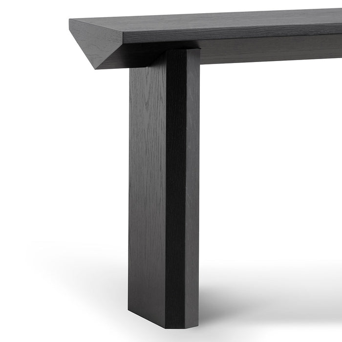 CDT6718-CN 1.4m Oak Console Table - Black