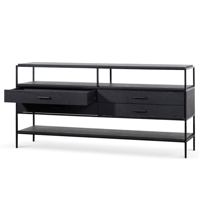 CDT6764-NI 1.6m Sideboard Unit - Full Black