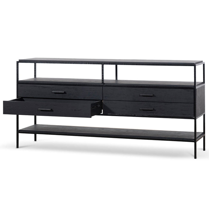 CDT6764-NI 1.6m Sideboard Unit - Full Black