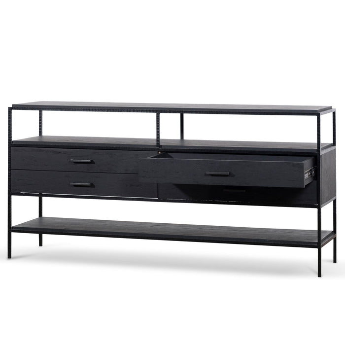 CDT6764-NI 1.6m Sideboard Unit - Full Black