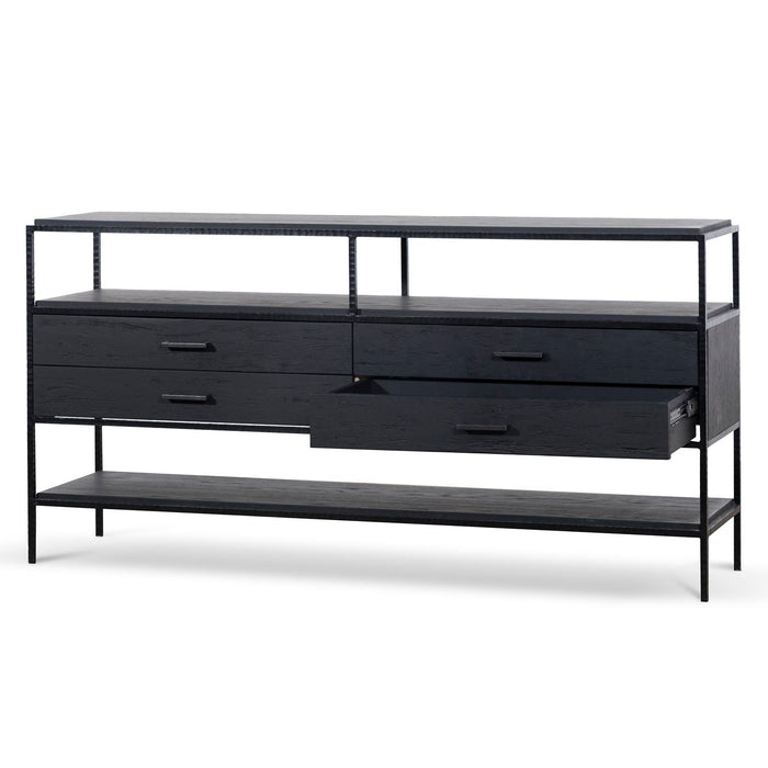 CDT6764-NI 1.6m Sideboard Unit - Full Black