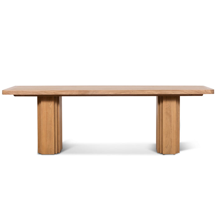 CDT6781-NI 2.4m Elm Dining Table - Natural