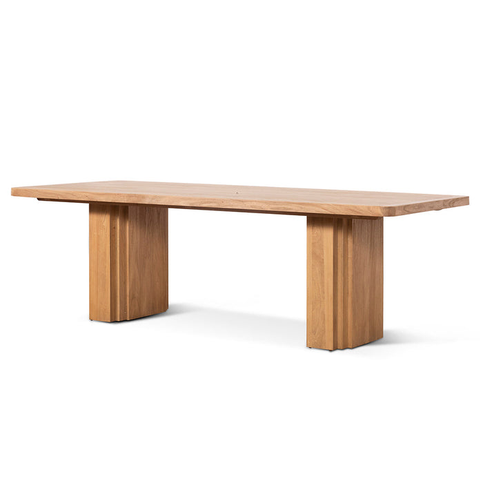 CDT6781-NI 2.4m Elm Dining Table - Natural