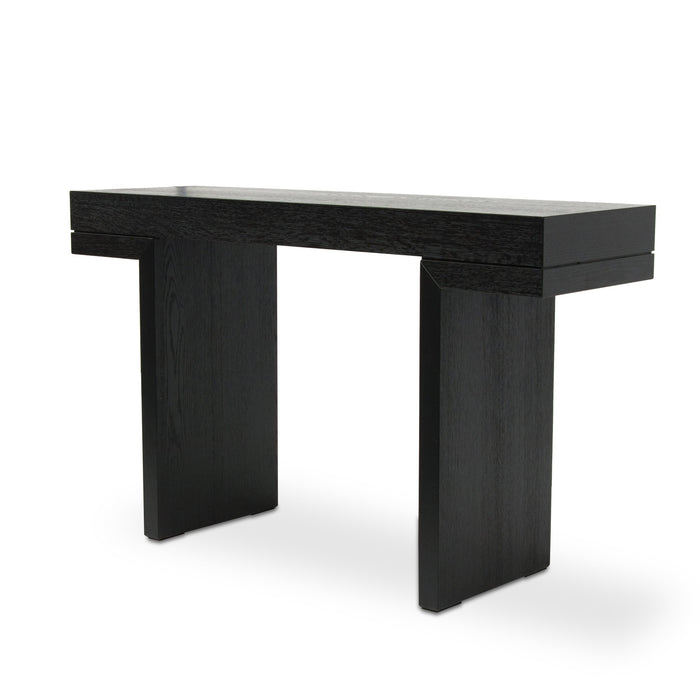 CDT8024-VA 1.3m Console Table - Textured Expresso Black