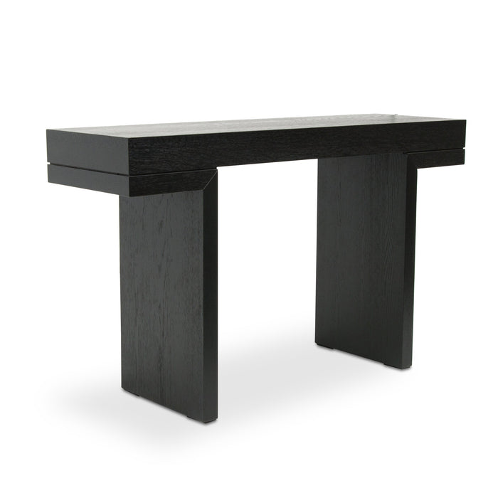 CDT8024-VA 1.3m Console Table - Textured Expresso Black