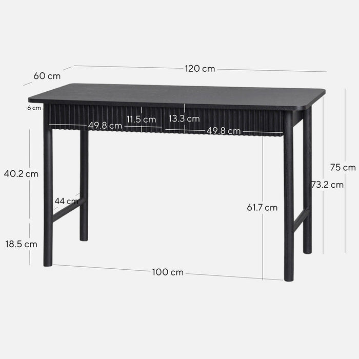 Calibre Furniture Dillon 1.2m Home Office Desk