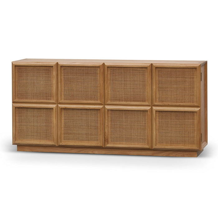 CDT8139-NI 1.8m Rattan Door Sideboard - Natural