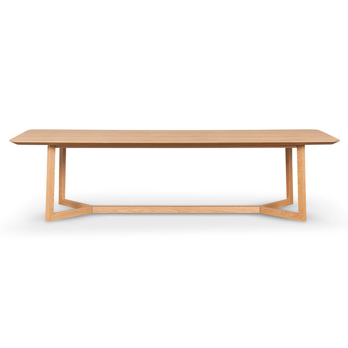 CDT8202-CN 2.95m Wooden Dining Table - Natural