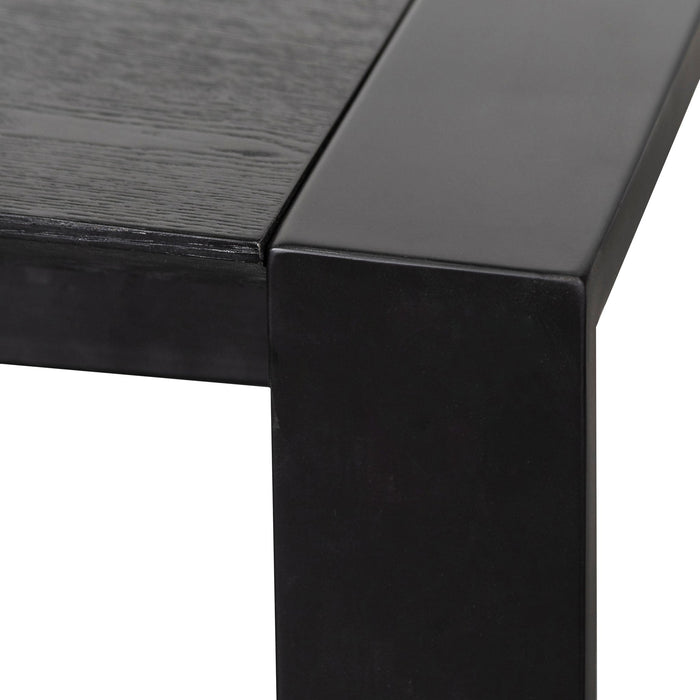 CDT8267-DW Extendable Wooden Dining Table - Black