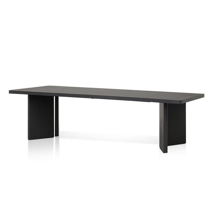 CDT8288-NI 3m Elm Dining Table - Full Black