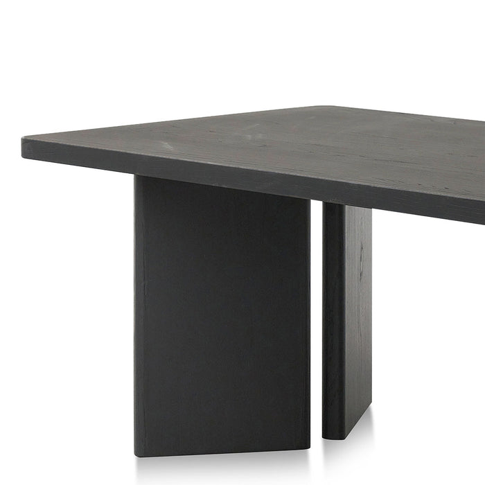 CDT8288-NI 3m Elm Dining Table - Full Black