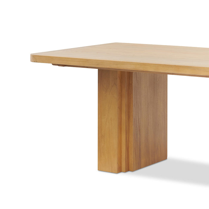 CDT8289-NI 3m Elm Dining Table - Natural