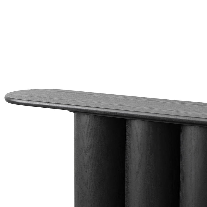 CDT8341-DW 1.7m Console Table - Full Black