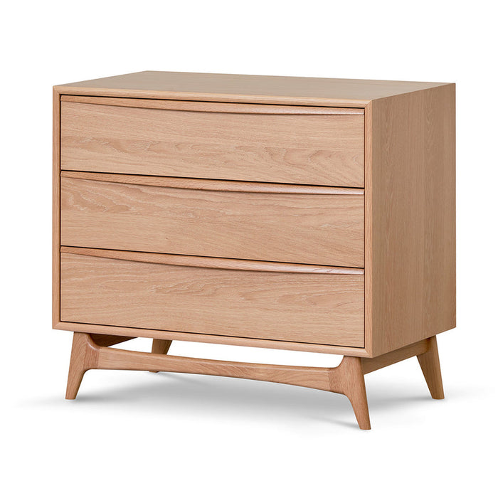 Calibre Furniture Brendon 3 Drawer Chest - Natural Oak