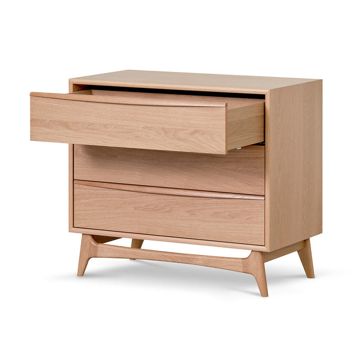 Calibre Furniture Brendon 3 Drawer Chest - Natural Oak