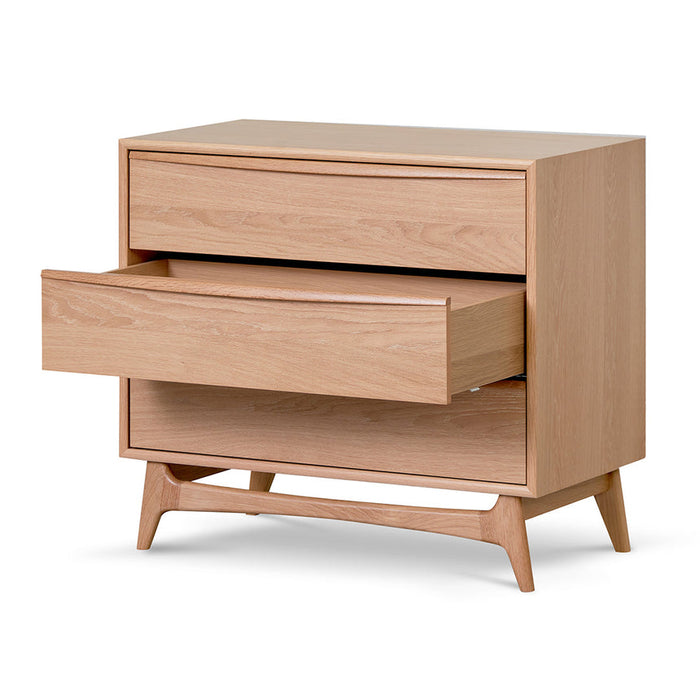 Calibre Furniture Brendon 3 Drawer Chest - Natural Oak