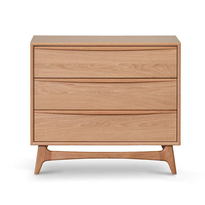 Calibre Furniture Brendon 3 Drawer Chest - Natural Oak