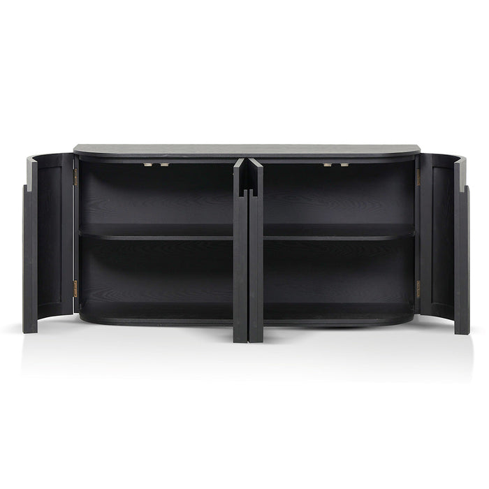 CDT8407-NI 1.6m Sideboard - Full Black