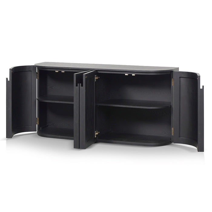 CDT8407-NI 1.6m Sideboard - Full Black